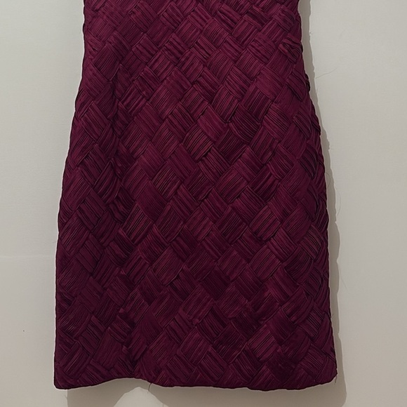 Mikael Aghal Silk One Shoulder Cocktail Dress - Picture 8 of 14